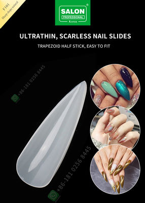 500pcs αιχμηρή μορφή κυρία Artificial Nails Half Tips και πλήρες ψεύτικο καρφί κάλυψης