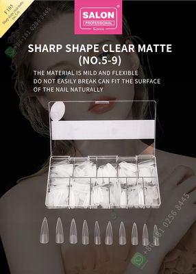 500pcs μεταλλίνη κυρία Artificial Half Nail Tips και πλήρες ψεύτικο καρφί κάλυψης