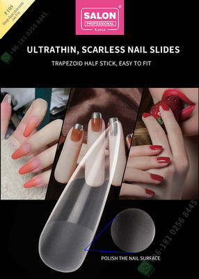 500pcs μεταλλίνη κυρία Artificial Half Nail Tips και πλήρες ψεύτικο καρφί κάλυψης