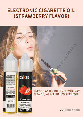 60ml υγρό χυμού Ε ατμού για την ηλεκτρική γεύση φραουλών καπνίσματος χυμού τσιγάρων καυχησιάρη
