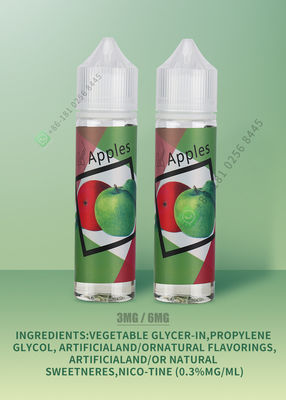 FCC 3mg 6mg E-Liquid Vape Juice Vaping Liquid 24 μήνες Διάρκεια ζωής