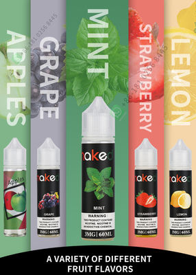 Υγρή αγνότητα 99,9% χυμού Vaping γεύσης μεντών για το τσιγάρο Ε