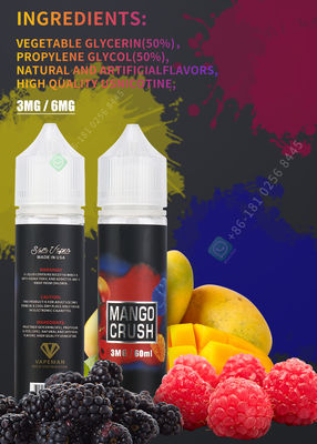 50 υγρά 60ml γεύσεων καθαρά συστατικά ε-χυμού 100% Vape για τη μάνδρα Vape