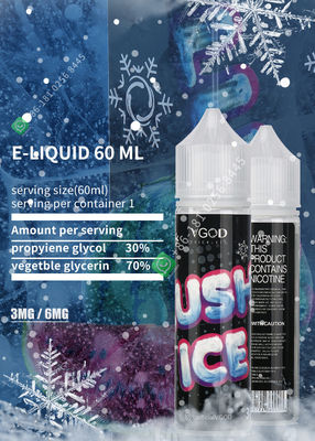E - Υγρή δύναμη 3mg 6mg 24mg νικοτίνης χυμού Vape βραχιόνων με 3 έτη ημερομηνίας λήξης