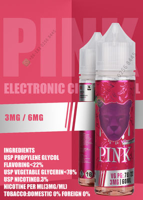 30ml 60ml Vape Juice Nic Salt Nicotine Strength 3mg 6mg