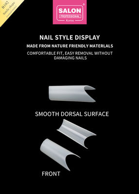 Επαγγελματικό ABS Full Cover Gel Τεχνητό Νύχι Μακρο τετραγωνικό Πίεση στα Νύχλα για τέλειες επεκτάσεις νυχιών
