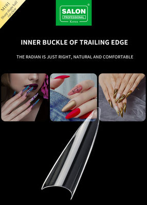 Τεχνητό σχήμα μισό κάλυμμα δάχτυλο Nail Art ομορφιά για το σχεδιασμό επέκτασης νυχιών