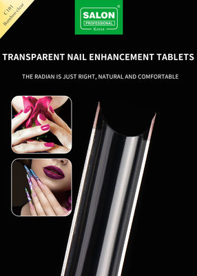 OEM Full Cover Bamboo Clear Soft Gel Ψεύτικα νύχια Σχεδιασμοί Τεχνητά Μαγνητόπετρα