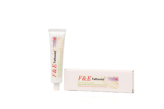 Αρχική Υψηλής Αποτελεσματικότητας 30g F&E Tattooist Numb Cream Topical Anesthetic Cream Προμήθειες για τατουάζ