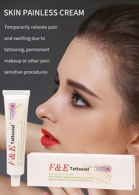 F&E Tattooist Anesthetic Cream with 6% Lidocaine and 4% Prilocaine for Fast Pain Relief in 10 Minutes Exposure Time