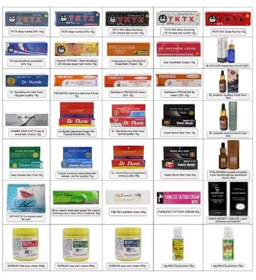 Γρήγορα δραστικό γαλακτωματοποιητικό με 2% λιδοκαΐνη και 1,5% τετρακαΐνη για την ανακούφιση του πόνου σε 1,2 ουγγιές/τ.