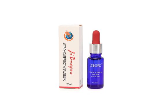 Το Jilong Fast-Acting Tattoo Numbing Solution 20ml/φιαλίδιο για την ανακούφιση από τον πόνο σταματά την αιμορραγία και προλαμβάνει την αλλεργία