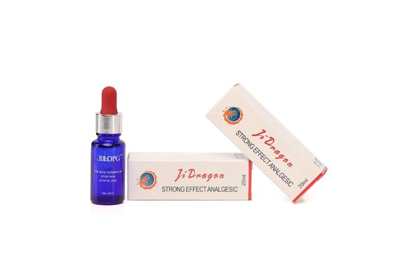 Το Jilong Fast-Acting Tattoo Numbing Solution 20ml/φιαλίδιο για την ανακούφιση από τον πόνο σταματά την αιμορραγία και προλαμβάνει την αλλεργία