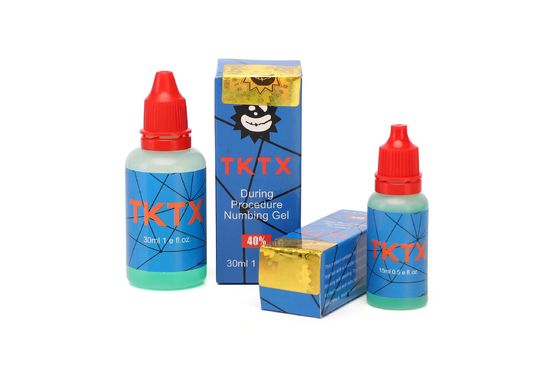 TKTX Numbing Gel 15ml Γρήγορης Δράσης Μπλε Gel με 9% Λιδοκαΐνη για Ανακούφιση από τον Πόνο