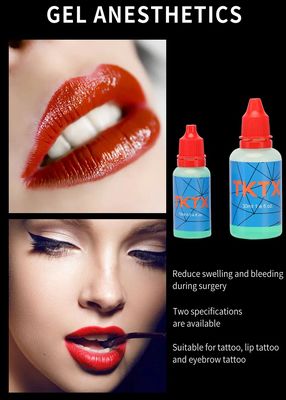 TKTX Numbing Gel 15ml Γρήγορης Δράσης Μπλε Gel με 9% Λιδοκαΐνη για Ανακούφιση από τον Πόνο