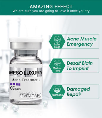 MESO LUXURY Δερματικό ενισχυτικό καθαρό φυτό σπυράκια καθαρό ορό λευκαντικό μεσοθεραπεία λύση για τη θεραπεία της ακμής