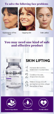 Διαφανής Mesotherapy ορών αντι γήρανσης μέσος ανυψωτικός ορός δερμάτων Microneedling