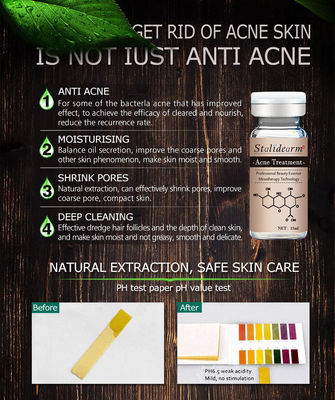 Βοτανικός σπυρακιών αφαίρεσης ορός Microneedling ορών δερμικός για τα σημάδια ακμής