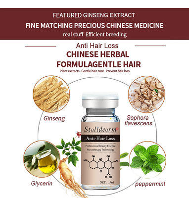 10ml φυσικός ορός Microneedling αύξησης τρίχας αντι τρίχας απώλειας ορών συστατικών εγκαταστάσεων