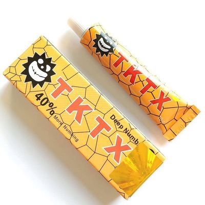 Μόνιμη αρχική λιδοκαΐνη κίτρινο 10g κρέμας Numbing δερματοστιξιών Makeup TKTX