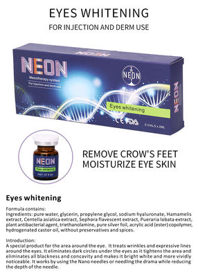 Αρχική αντι έγχυση Mesotherapy ορών ματιών ρυτίδων εμπορικών σημάτων νέου που λευκαίνει τον ορό ματιών