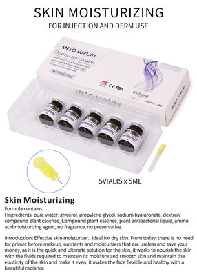 Mesotherapy διαφανής Hyaluronic όξινος ορός ορών 5ml δερμάτων ενυδατικός για το πρόσωπο