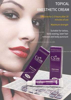 Φρυδιών μόνιμη Makeup Licocaine κρέμας πόνου στάσεων κρέμας 10g αναισθητικού δερματοστιξιών ναρκωμένη κρέμα CSLab 75%