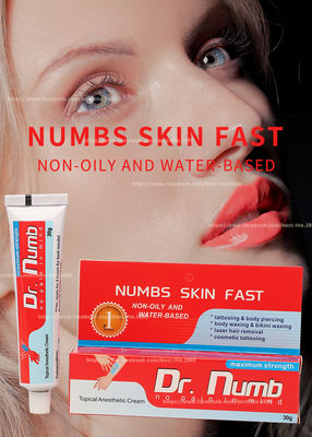 30g ναρκωμένοι κρέμα αναισθητικού/ο Δρ Numb Tattoo Numbing Cream μόνιμη επίδραση για 3 ώρες