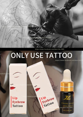 5ml υγρός ανώδυνος αποτελεσματικός λύσης αναισθητικού χειλικών δερματοστιξιών για το υγρό Numbing δερματοστιξιών 3 ωρών