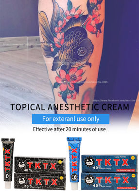Αρχική κίτρινη Numbing κρέμα 10g Microneedling TKTX για την αφαίρεση τρίχας λέιζερ