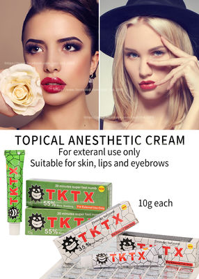 Αρχική κίτρινη Numbing κρέμα 10g Microneedling TKTX για την αφαίρεση τρίχας λέιζερ