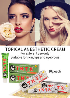 Αρχική κίτρινη Numbing κρέμα 10g Microneedling TKTX για την αφαίρεση τρίχας λέιζερ