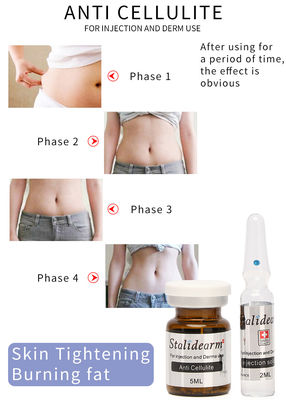 Αντι έγχυση ορών νεολαίας Cellulite Stalidearm διαφανής για το αδυνάτισμα