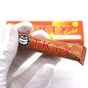 Χρυσή 10g Numbing δερματοστιξιών πόνου TKTX στάσεων λιδοκαΐνη Microblading κρέμας