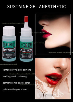 Πρωτότυπο Sustaine Numbing Gel Πράσινο Αντι-Αλλεργικό Γαλάζιο Gel Για Τατουάζ Αναισθητικό Gel