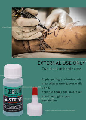 Πρωτότυπο Sustaine Numbing Gel Πράσινο Αντι-Αλλεργικό Γαλάζιο Gel Για Τατουάζ Αναισθητικό Gel