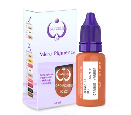 Biotouch MicrGel polishgment πορτοκαλί χρωστικών ουσιών φρύδι προμηθειών Makeup Microblading χρώματος μόνιμο που σκιάζει MicrGel polishgmentation