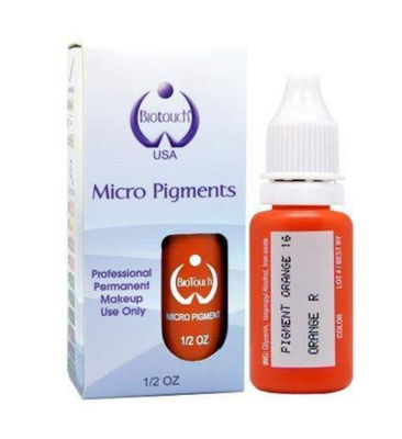 Biotouch MicrGel polishgment πορτοκαλί χρωστικών ουσιών φρύδι προμηθειών Makeup Microblading χρώματος μόνιμο που σκιάζει MicrGel polishgmentation