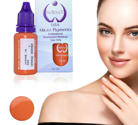 Biotouch MicrGel polishgment πορτοκαλί χρωστικών ουσιών φρύδι προμηθειών Makeup Microblading χρώματος μόνιμο που σκιάζει MicrGel polishgmentation
