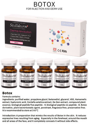 Μέση θεραπεία εγχύσεων Botox Stalideram αρχική για τη νεώτερη ασφαλή καλή φυσική επίδραση προσώπου