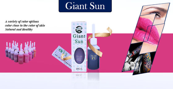 SGS ημι μόνιμο Makeup μελάνι 20ml δερματοστιξιών χρωστικών ουσιών αρχικό για τη χειλική δερματοστιξία φρυδιών
